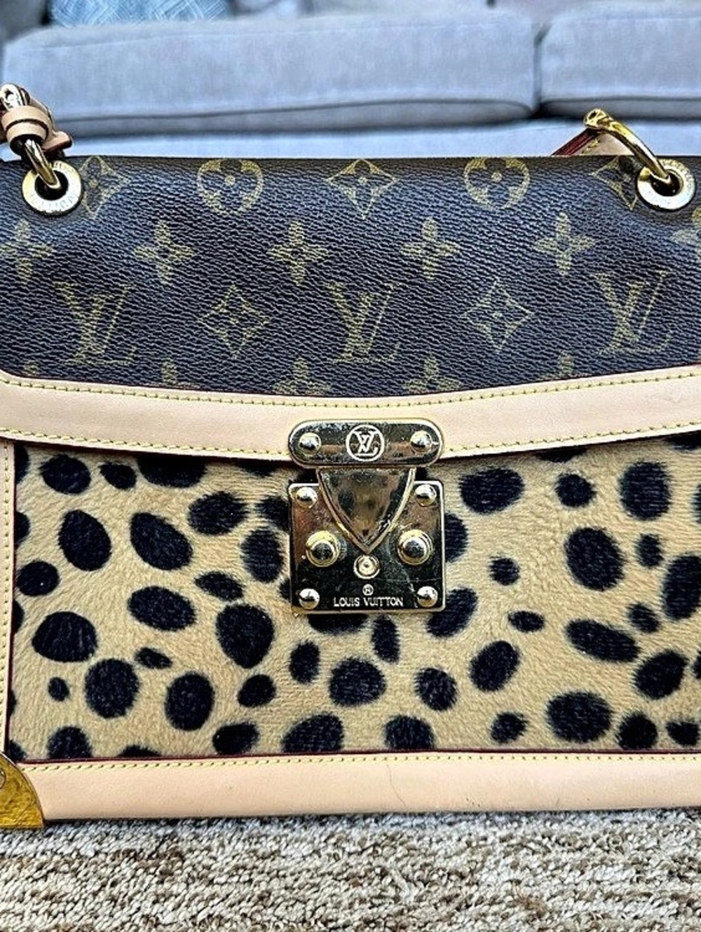 Louis Vuitton Leopard Monogram Shoulder Bag